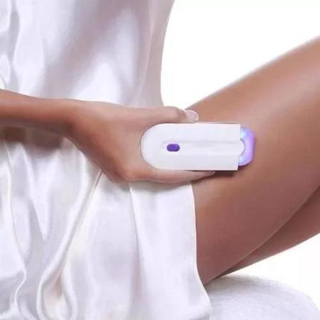 Depilador Feminino Elétrico Removedor De Pelos Facial Imagem de Depilador Feminino Elétrico Removedor De Pelos Facial