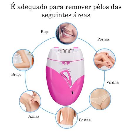 Depilador Kemei Elétrico Feminino Para Mulheres Removedor De Pelos Facial De Corpo Inteiro - DEPILADORRAIZ Imagem de Depilador Kemei Elétrico Feminino Para Mulheres Removedor De Pelos Facial De Corpo Inteiro