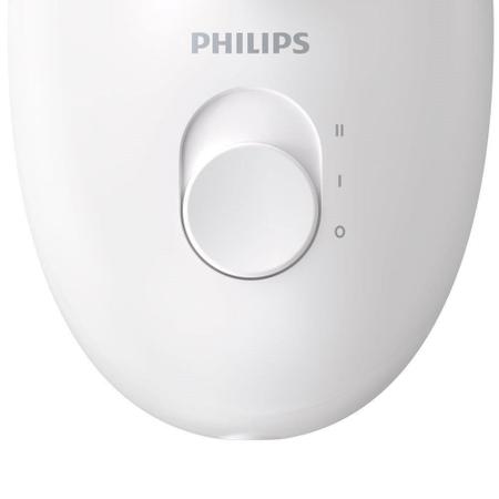 Imagem de Depilador Philips Satinelle Essential BRE225/00 com Fio, 2 Velocidades, Lavável, Branco/Lilás Bivolt