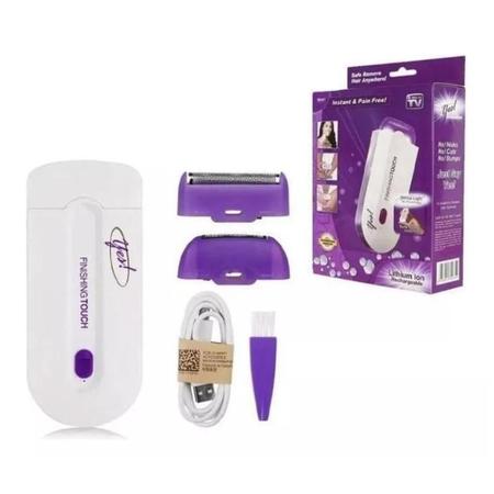 Depilador Removedor De Pelos Feminino Facial e Corporal Sem fio Recarregável 2 em1 Elétrico Yes Finishing Touch - Removedor Pelos Corporal Imagem de Depilador Removedor De Pelos Feminino Facial e Corporal Sem fio Recarregável 2 em1 Elétrico Yes Finishing Touch