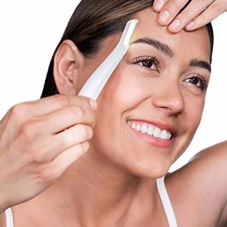 Depilador Removedor Sobrancelha Pelos Faciais Caneta Led Fem - DropNinja Imagem de Depilador Removedor Sobrancelha Pelos Faciais Caneta Led Fem