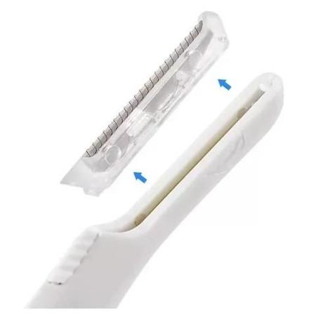 Depilador Removedor Sobrancelha Pelos Faciais Caneta Led Fem - DropNinja Imagem de Depilador Removedor Sobrancelha Pelos Faciais Caneta Led Fem