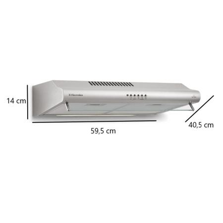 Imagem de Depurador de Ar DE60X Electrolux 60cm Para Cozinha 127v Inox