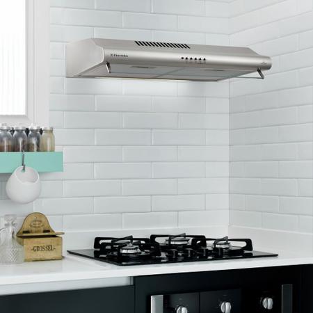 Imagem de Depurador de Ar Parede Electrolux 60cm Inox com Filtro Lavável e Máscara Captadora de Ar (DE60X)