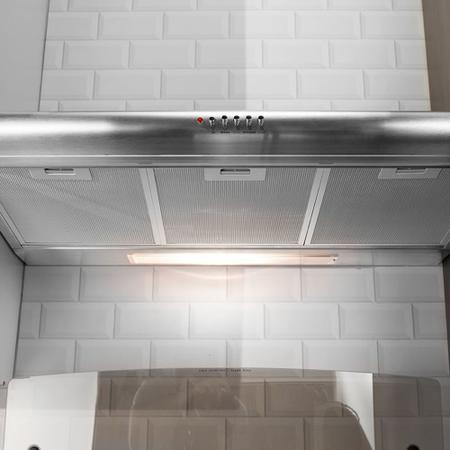 Imagem de Depurador de Ar Parede Electrolux 80cm Inox com Filtro Lavável e Máscara Captadora de Ar (DE80X)