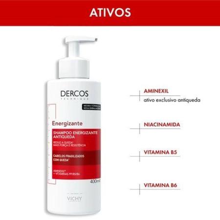 Imagem de Dercos Shampoo Energizante Antiqueda 400ml - VICHY