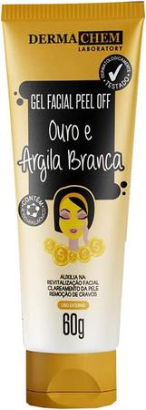 Dermachem Ouro e Argila Branca Gel Facial Peel Off - 60g Imagem de Dermachem Ouro e Argila Branca Gel Facial Peel Off - 60g