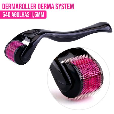 Imagem de Dermaroller 540 Agulhas 1.5mm Microagulhamento Derma Roller
