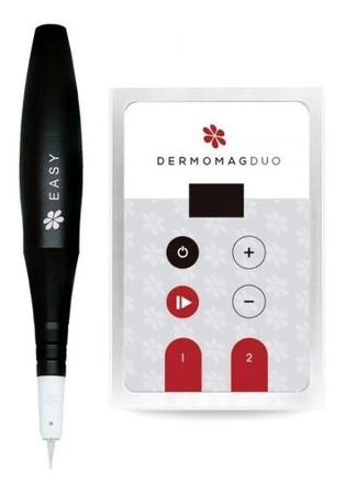 Imagem de Dermógrafo Dermomag Pen Easy Preto + Fonte Duo Digital Bivolt