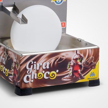 Imagem de Derretedeira De Chocolate Gira Choco 5 Kg Inox Marchesoni