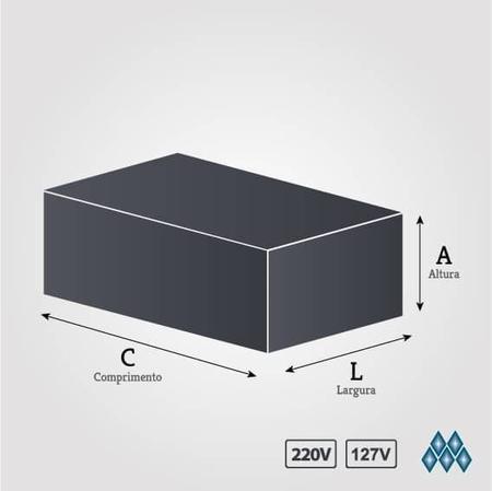 Imagem de Derretedeira Industrial Prof. 2 Cuba 10 Kg Marchesoni 127v