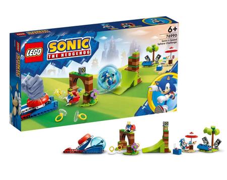 Lego Sonic The Hedgehog Desafio da Esfera de Velocidade do Sonic 76990 -  292 Peças - Brinquedos de Montar e Desmontar - Magazine Luiza