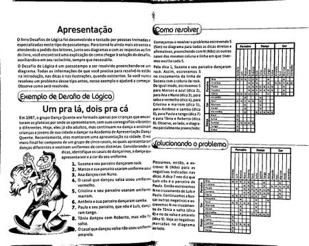 Desafio de Lógica 20 - Médio Desafio - Folha Branca - Coquetel no