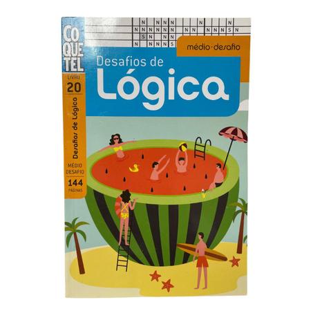 Desafios de Lógica Livro N19 Médio Desafio Coquetel - - Livros de