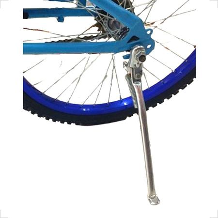 Imagem de Descanso Bike Pezinho Lateral Bicicleta Aço Para Aro 20/24/26