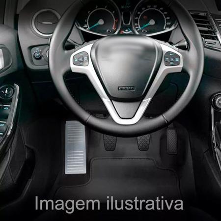 Imagem de Descanso De Pé Chevrolet Onix 2013/2019 Aço Inox Prata