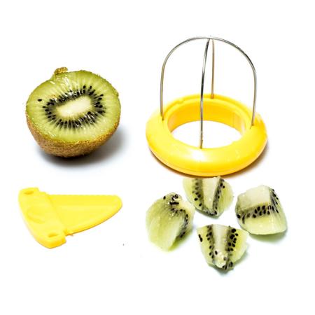 Imagem de Descascador De Frutas Com Polpa Kiwi Em Plástico Colorido