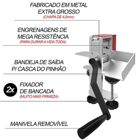 Imagem de Descascador de Pinhão Manual, DPR - Saro