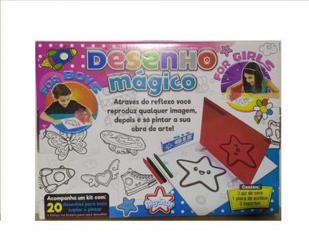 Desenho Mágico Infantil Colorir e Desenhar Com Hora do Rush - Big Star -  Kit de Colorir - Magazine Luiza