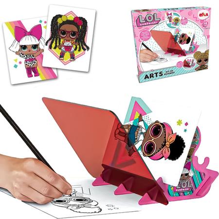 Desenhos para colorir de bonecas OMG Fashion LOL OMG - folhas