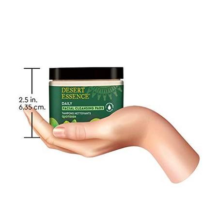 Desert Essence Tea Tree Oil Facial Cleansing Pads 50 Count