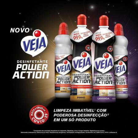Imagem de Desinfetante Lavanda Veja Power Action Squeeze 500ml