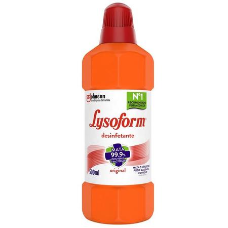 Imagem de Desinfetante Lysoform Uso Geral Suave Odor Bactericida 500ml