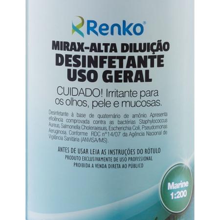 Imagem de Desinfetante Mirax Alta Diluição Uso Geral Marine Renko 1L