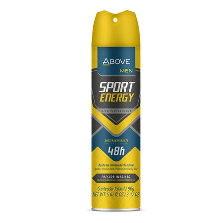 Imagem de Desodorante Above Sport Energy Aerossol 150ml Men