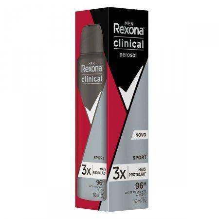 REXONA CLINICAL AEROSOL SPORTS 150ML - UNILEVER DO BRASIL