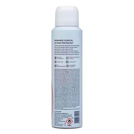 Imagem de Desodorante Aerosol Monange Clinical Conforto 150ml