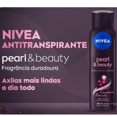 Imagem de Desodorante Aerosol Pearl & Beauty Premium 150ml - Nivea