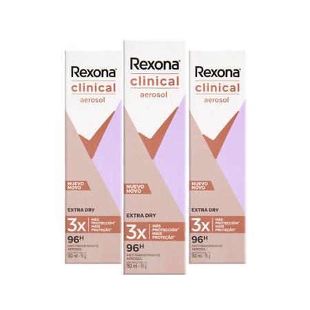 Desodorante Aerosol Rexona Clinical  Produtos de beleza, Produtos de  cuidados para a pele, Dicas de beleza feminina