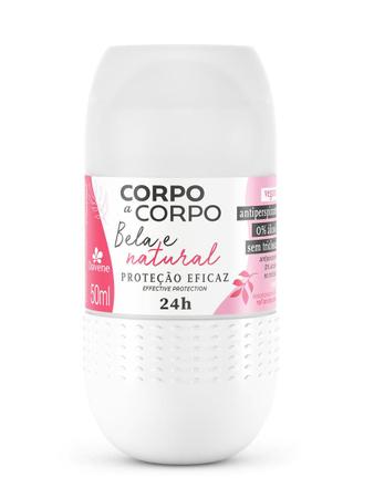 Imagem de Desodorante Antiperspirante Roll On Corpo a Corpo Natural 50ml