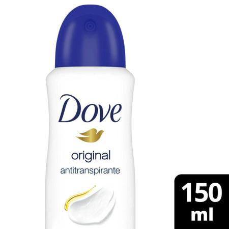 Imagem de Desodorante Antitranspirante Aerosol Dove Original 150ml