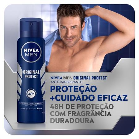 Imagem de Desodorante Antitranspirante Aerosol NIVEA 150ml Original Protect