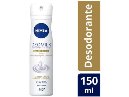 Imagem de Desodorante Antitranspirante Aerossol Nivea  - Deomilk Toque Seco Feminino 150ml
