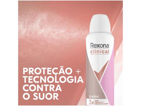 Desodorante Aerosol Rexona Clinical Classic (3x mais Proteção ) 96 Horas -  150ml - COSMÉTICO