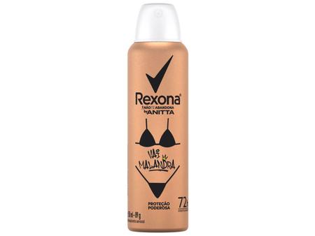 DESODORANTE REXONA ANITTA VAI MALANDRA FEMININO AEROSSOL 150ML - REXONA