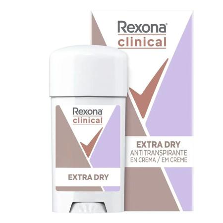 Imagem de Desodorante Antitranspirante Clinical Extra Dry Creme Women Rexona 58g
