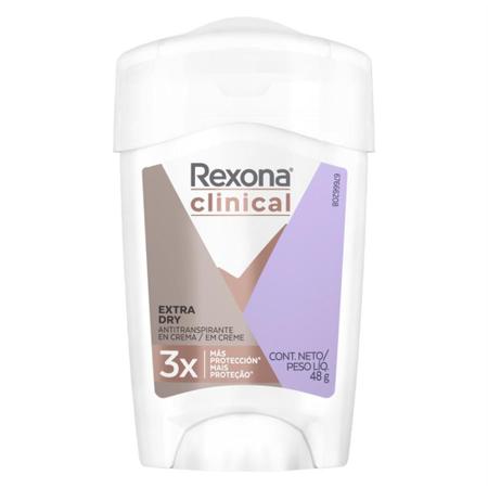 Imagem de Desodorante Antitranspirante Rexona Feminino Clinical Extra Dry 48g