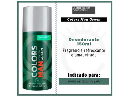 Imagem de Desodorante Benetton Colors Man Green Spray