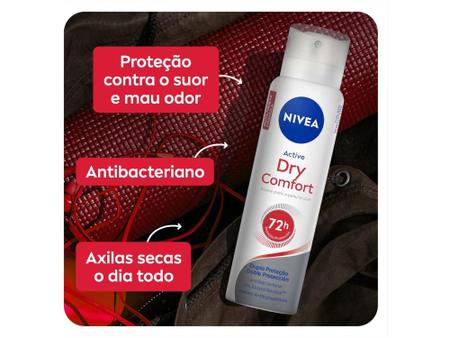 Desodorante Nivea Dry Comfort Plus Aerossol - Antitranspirante Feminino  150ml - Desodorante - Magazine Luiza