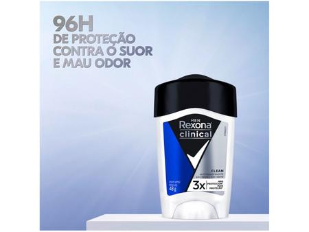 Desodorante Creme Rexona Clinical Masculino Clean 58g REXONA