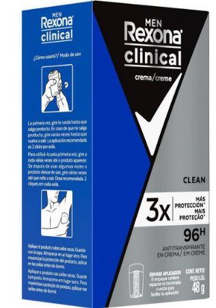 Desodorante Creme Rexona Clinical Men 48g