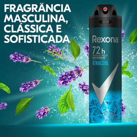 Kit 2 Desodorantes Rexona Men Antitranspirante Aerossol Xtra Cool 150ml