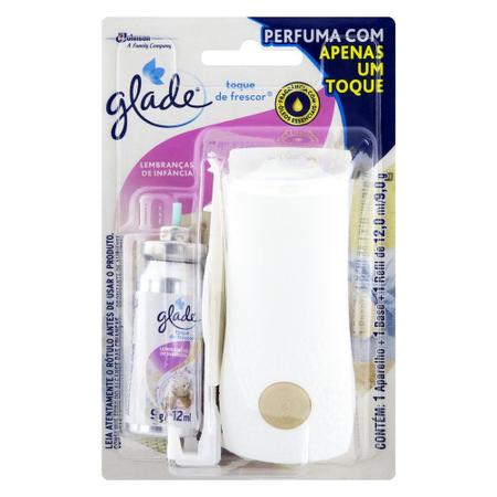 Imagem de Desodorizador Glade Lembranças Da Infância 12ml C Base Kit 3