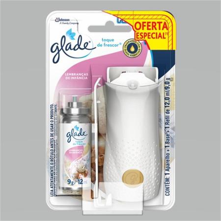 Imagem de Desodorizador Glade Lembranças Da Infância 12ml C Base Kit 3