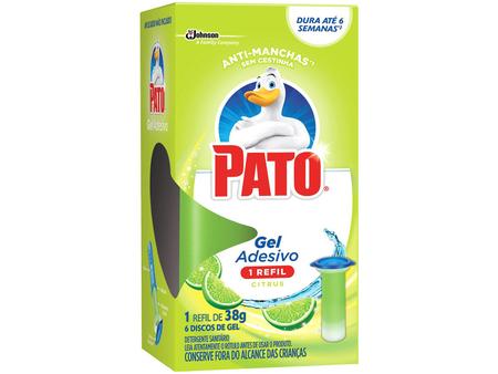 Imagem de Desodorizador Sanitário Gel Adesivo Pato Citrus