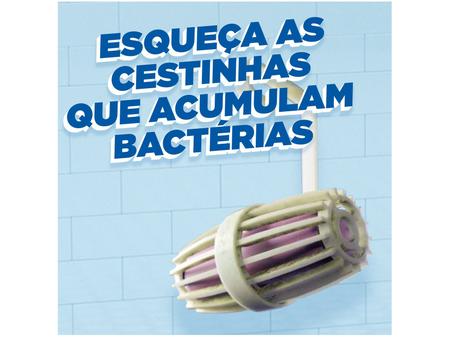 Imagem de Desodorizador Sanitário Pato Gel Adesivo Marine com Aplicador Refil 110g 6 Discos